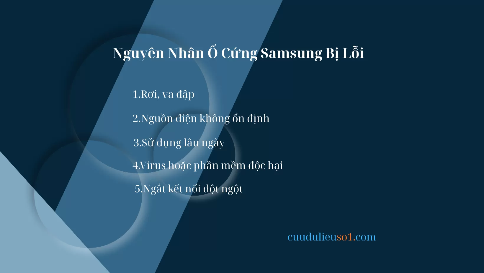 nguyen nhan o cung sam sung bi loi