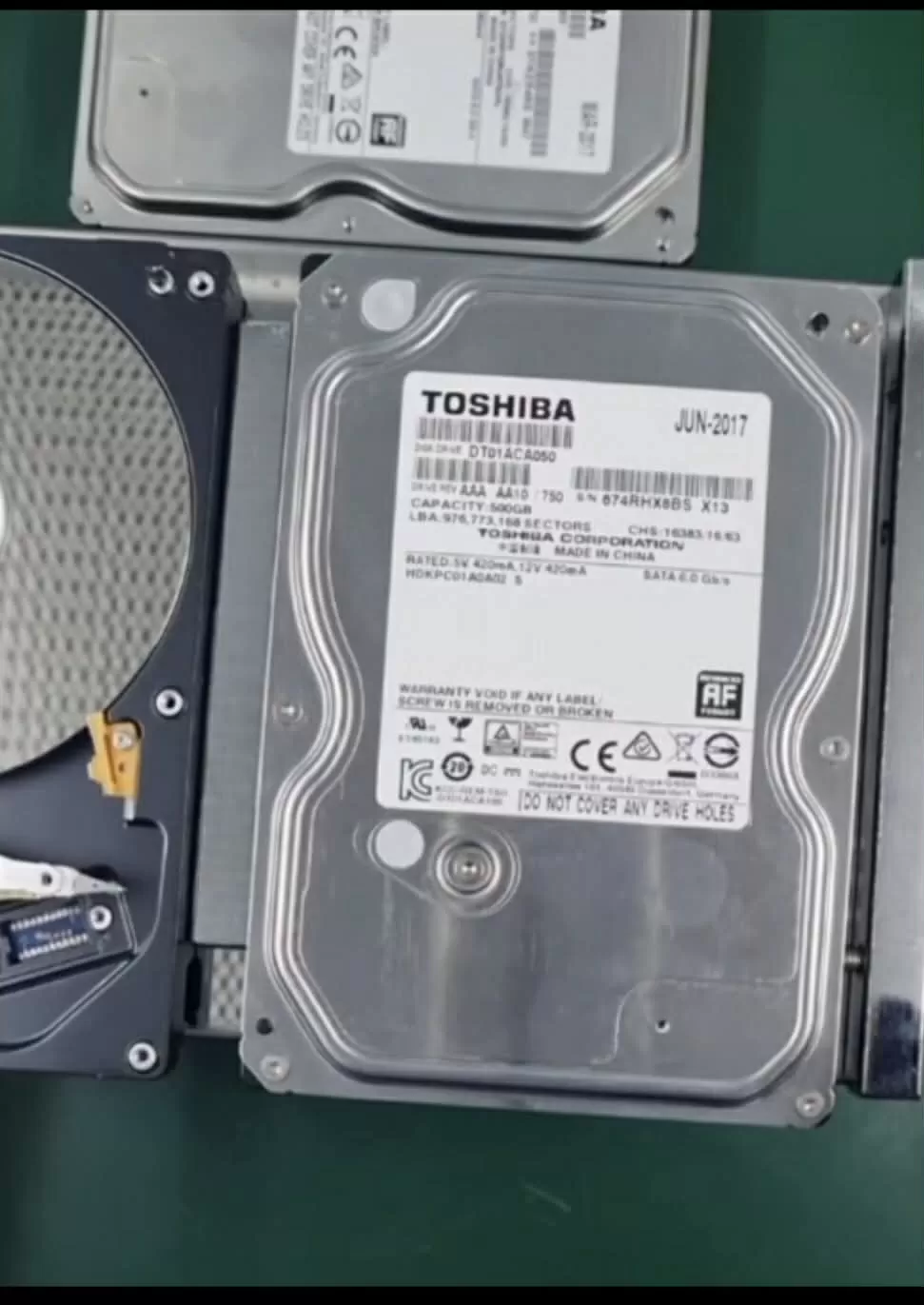 Cứu Dữ Liệu Ổ Cứng HDD Toshiba 500GB Cấp Tốc Trong 3 Giờ – Thành Công 100% Dữ Liệu Quan Trọng