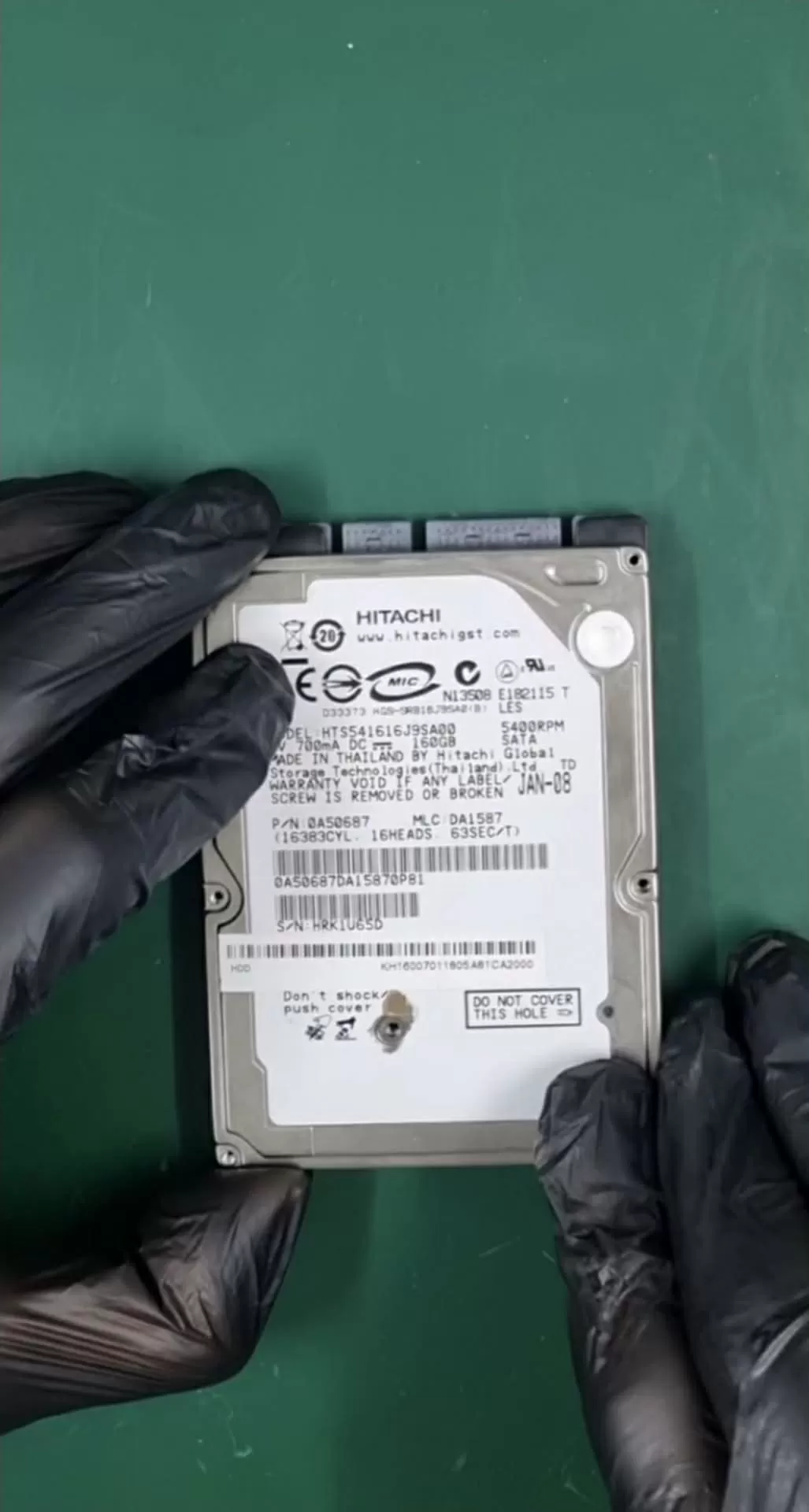 Cứu dữ liệu ổ cứng hơn 17 Năm tuổi