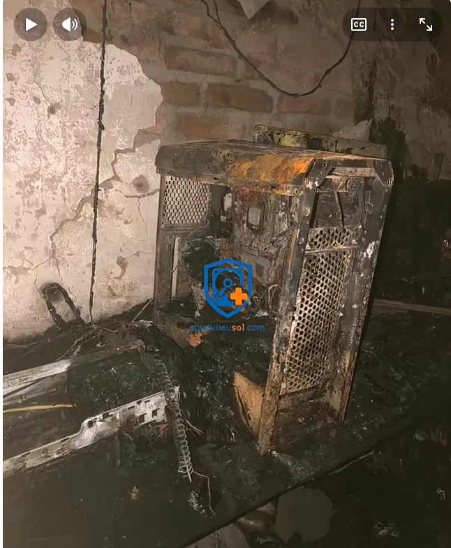 Ổ cứng bị cháy do hỏa hoạn, cháy đen bên trong và ngấm nước – Khả năng cứu dữ liệu còn bao nhiêu?