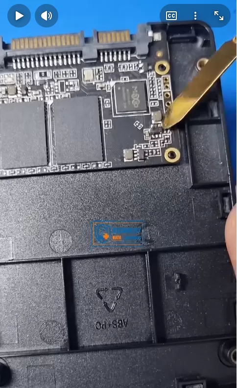 Cứu dữ liệu thành công ổ cứng SSD bị chập cháy