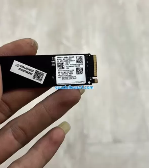 CASE THỰC TẾ: KHÔI PHỤC DỮ LIỆU THÀNH CÔNG Ổ CỨNG SSD SAMSUNG BỊ CẮM NÓNG, MÁY TÍNH KHÔNG NHẬN Ổ